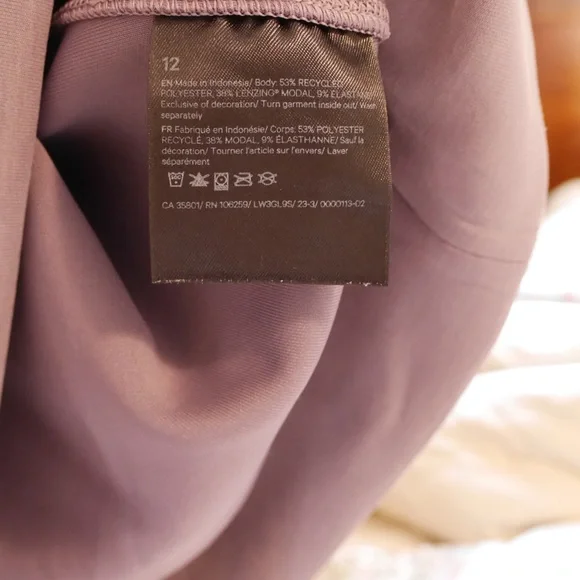 Lululemon Softstreme Perfectly Oversized Cropped Crew - Lavender - Picture 4 of 4